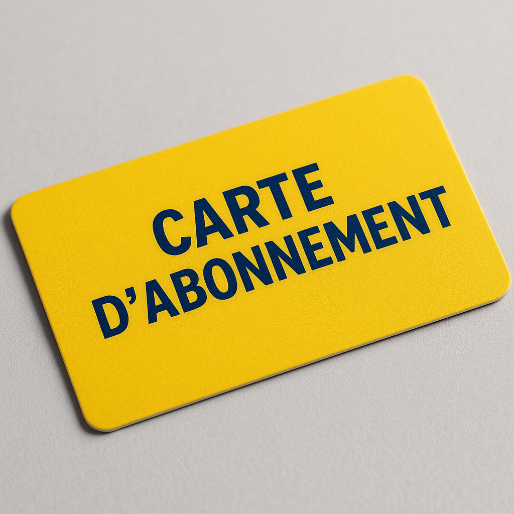 Cartes d’abonnement
